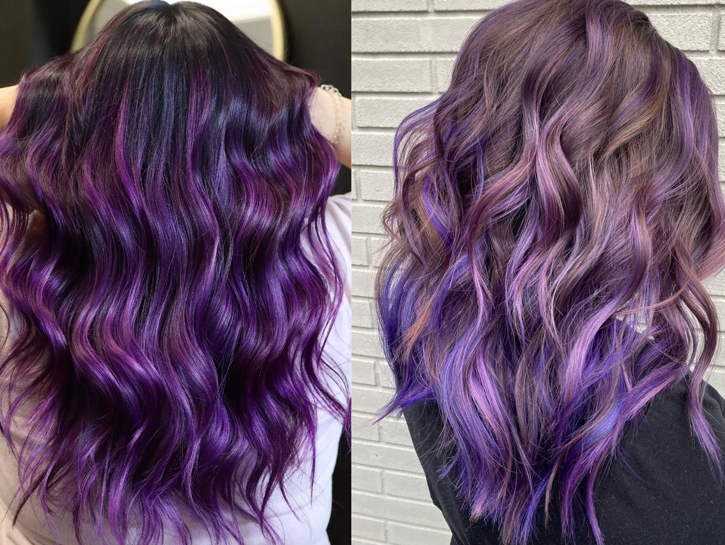 Phụ nữ với kiểu tóc balayage