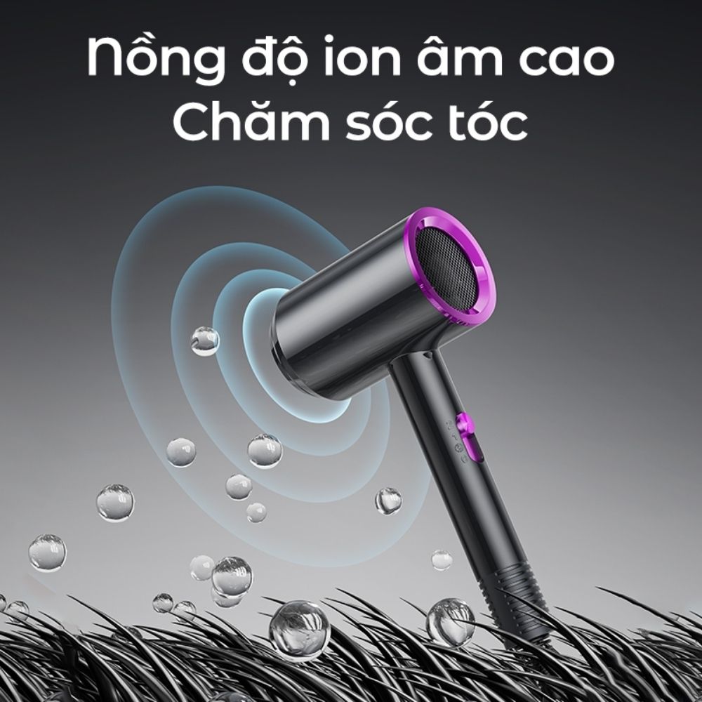 Máy sấy tóc có chức năng giải phóng ion âm